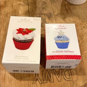 2010 Christmas Cupcakes Ornaments, 2014 Christmas Cupcakes series